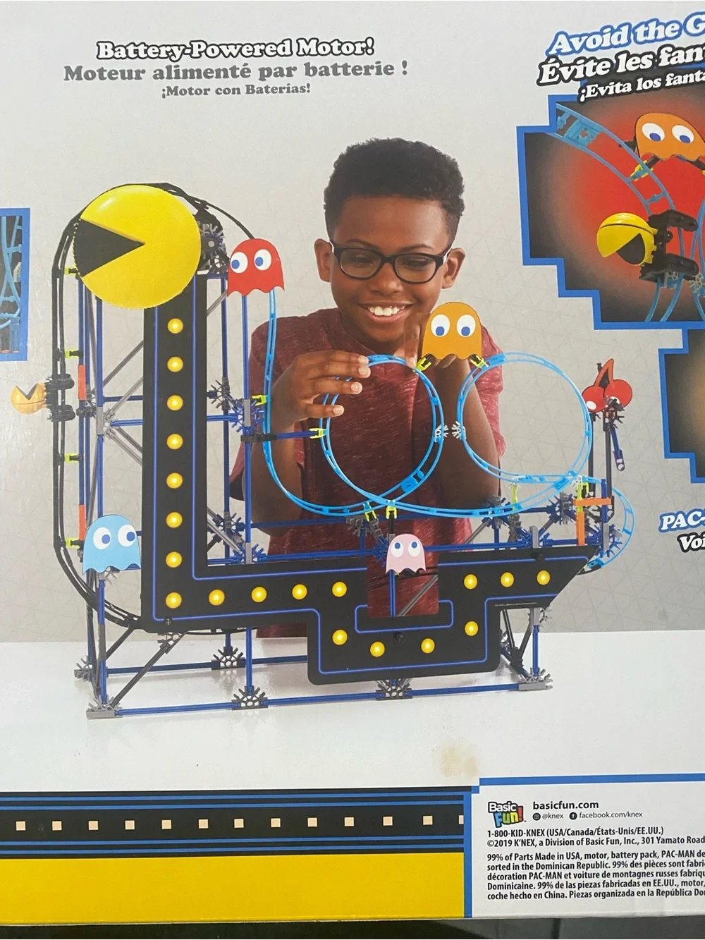 Kids Pac-Man Roller Coaster Building Set bt K’nex new in box ages 9 + STEM toy